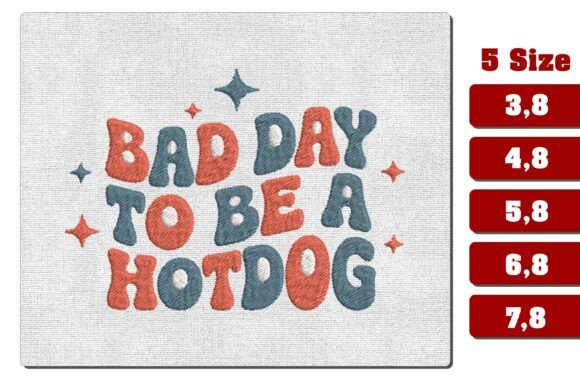 Bad Day to Be a Hotdog: Retro Embroidery Review