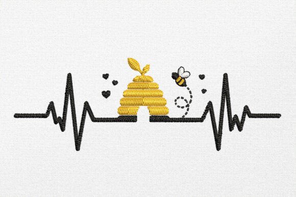 Bee Heartbeat Embroidery Design: Seller Review