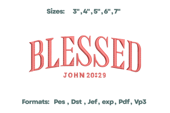 Blessed John 20:29 Bible Embroidery Review