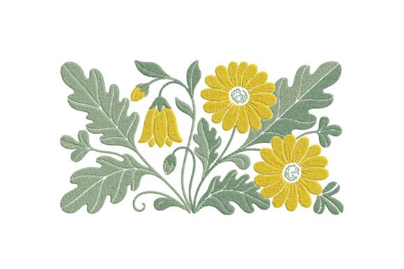 Embroidery Yellow Flower Design: A Boutique Review