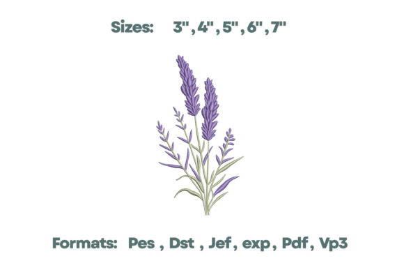 Lavender Flower Bundle Embroidery: A Designer Review